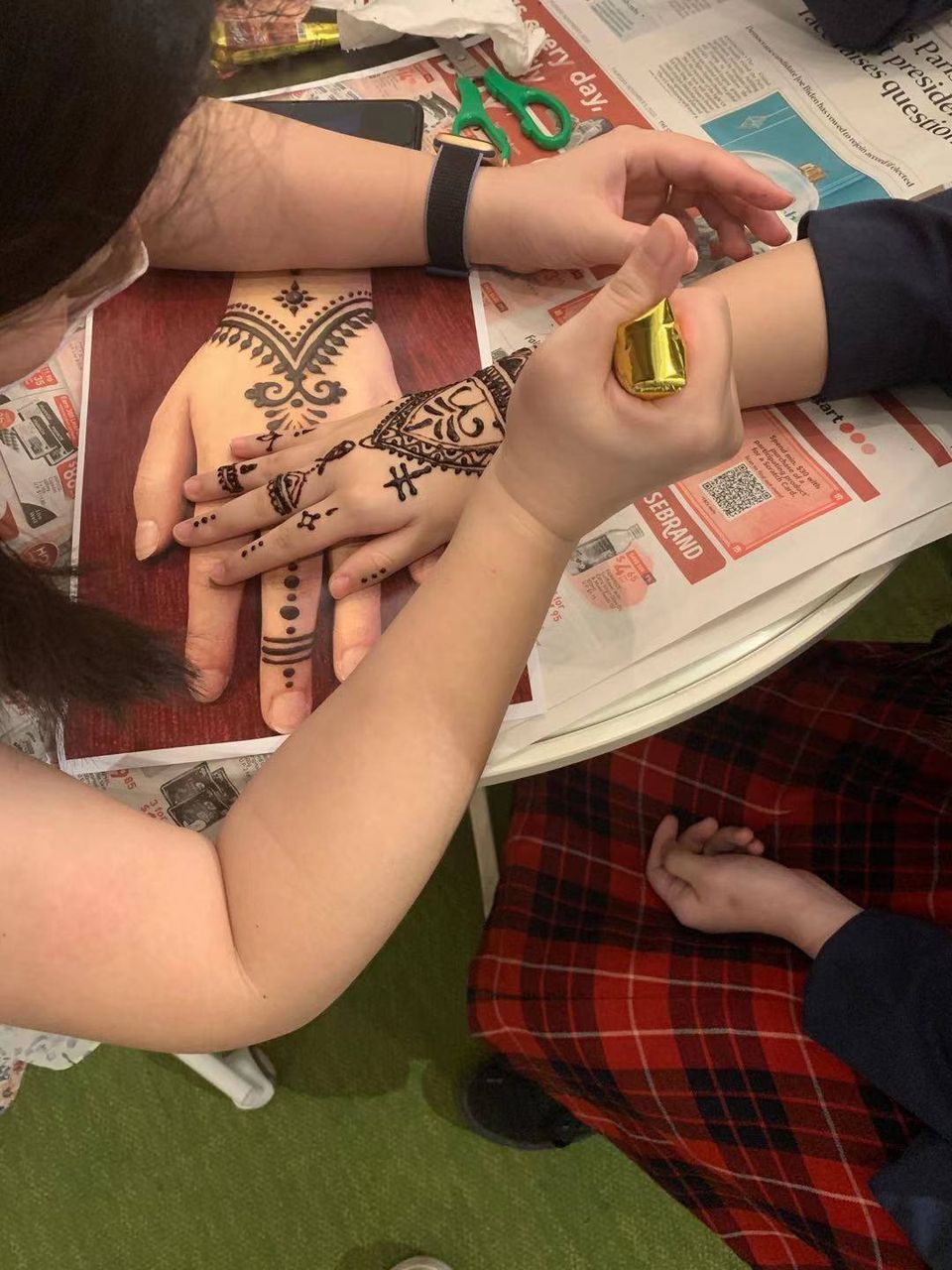 The art of henna art