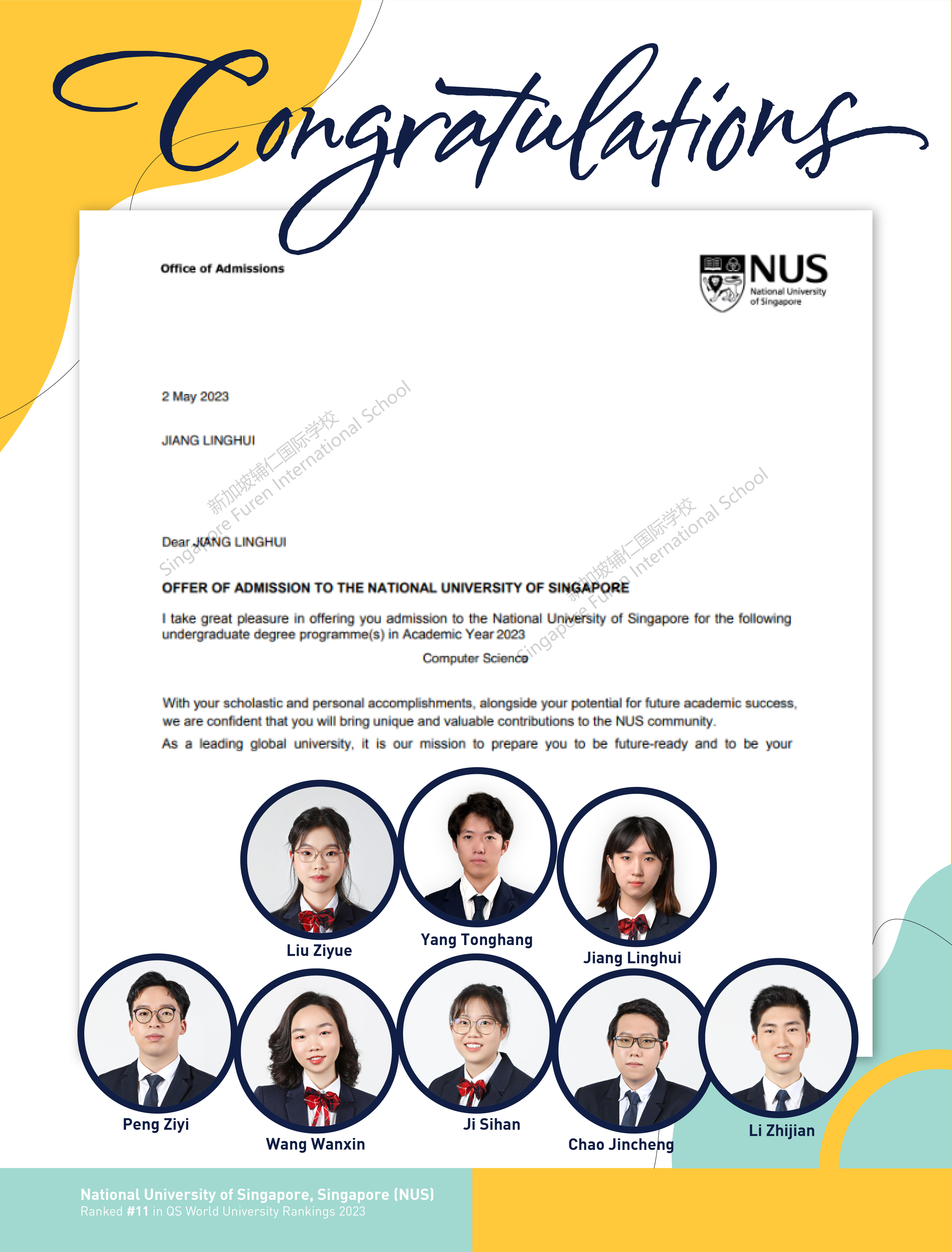 FIS offers – National University of Singapore (NUS)