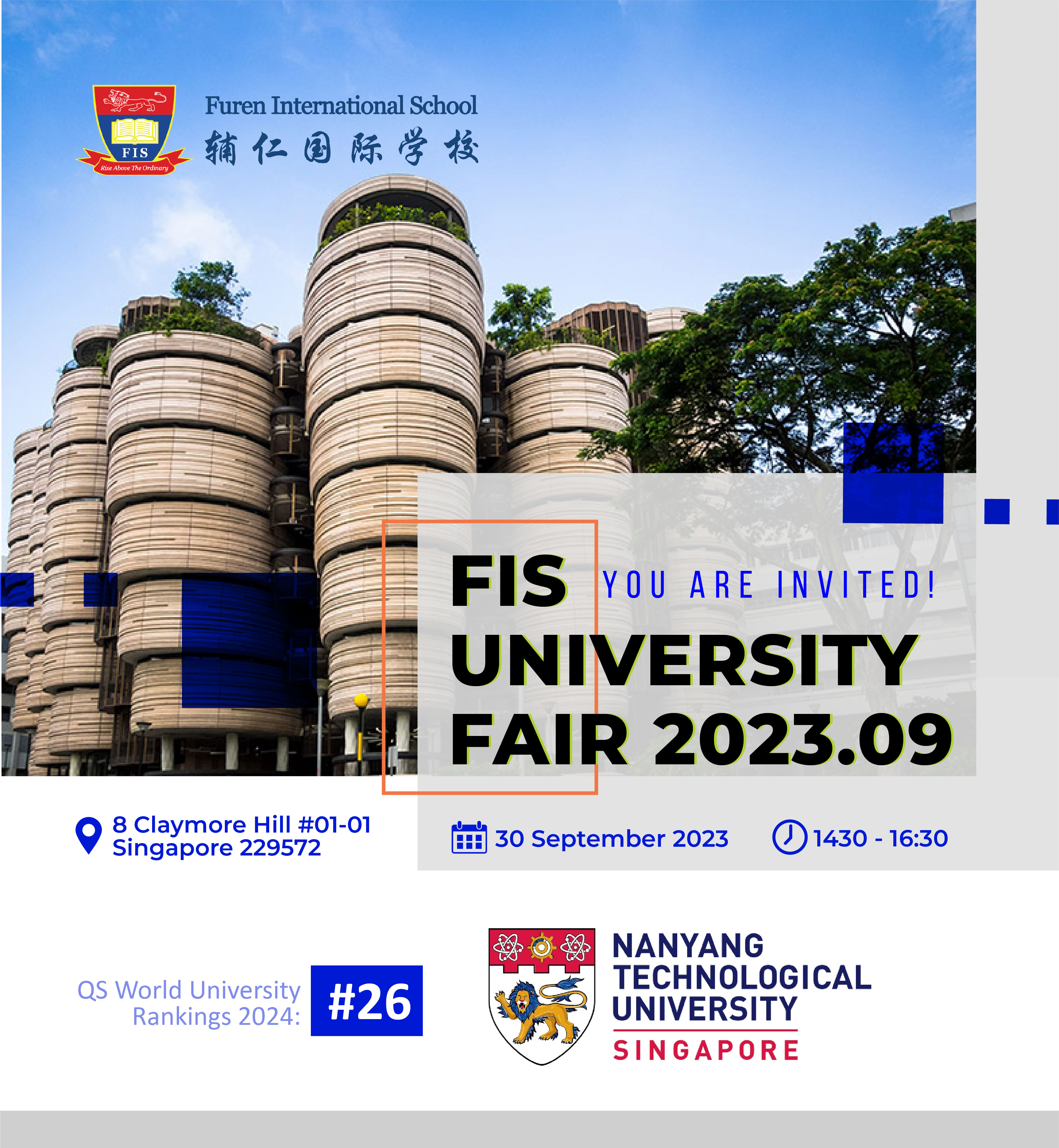 FIS University Fair – Nanyang Technological University (NTU)