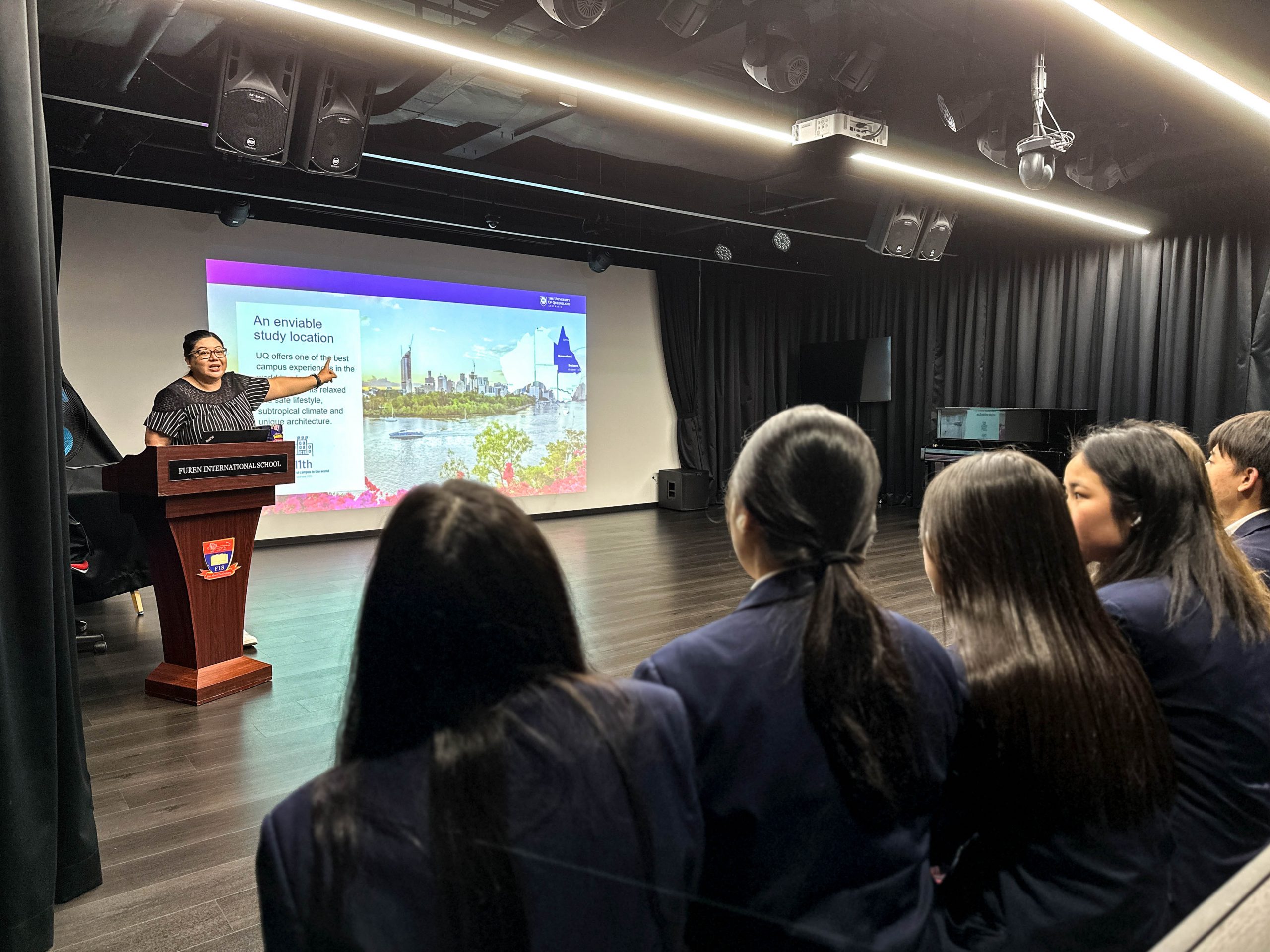 University of Queensland admissions talk